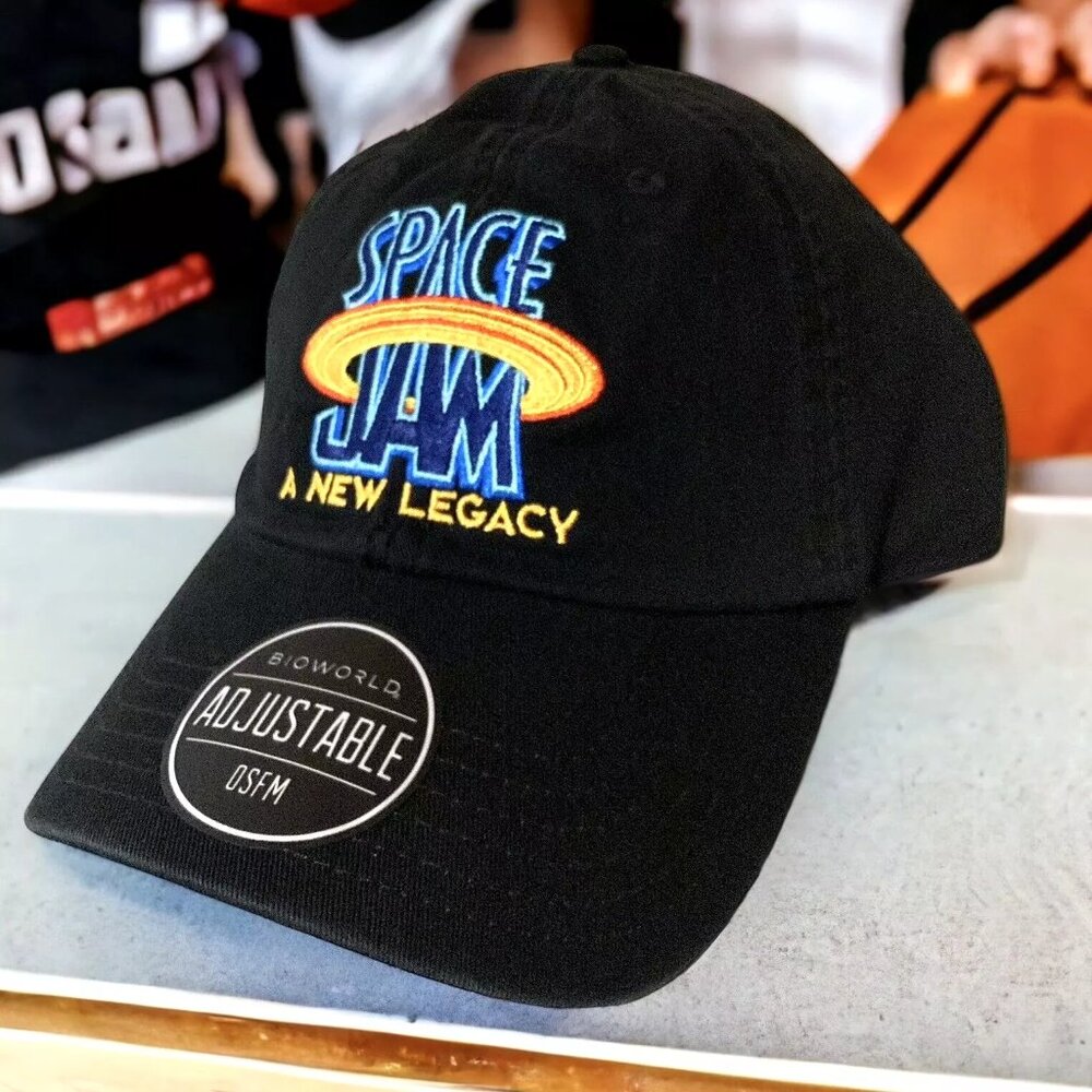 Space Jam Hat A New Legacy Bioworld Lebron James Adjustable Dad Cap Tune Squad